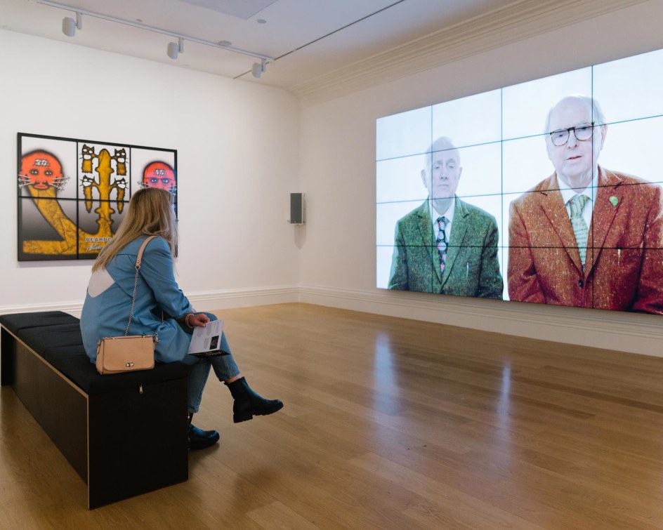 Gilbert &amp;amp; George: The Tāmaki Makaurau Auckland Exhibition 2022, Installation View