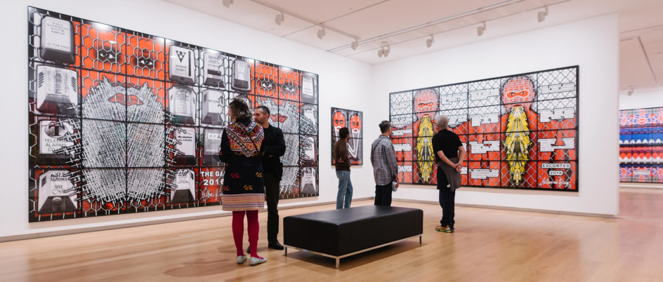 Gilbert &amp;amp; George: The Tāmaki Makaurau Auckland Exhibition 2022, Installation View