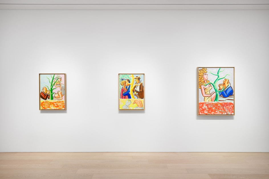 David Salle:&nbsp;World People, Installation View