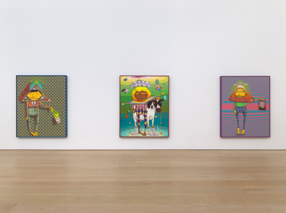 OSGEMEOS:&nbsp;Portal, Installation view, Lehmann Maupin, New York, 2020