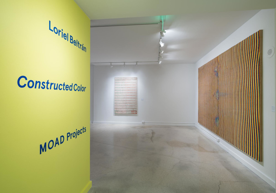 Loriel Beltr&aacute;n: Constructed Color, Installation view