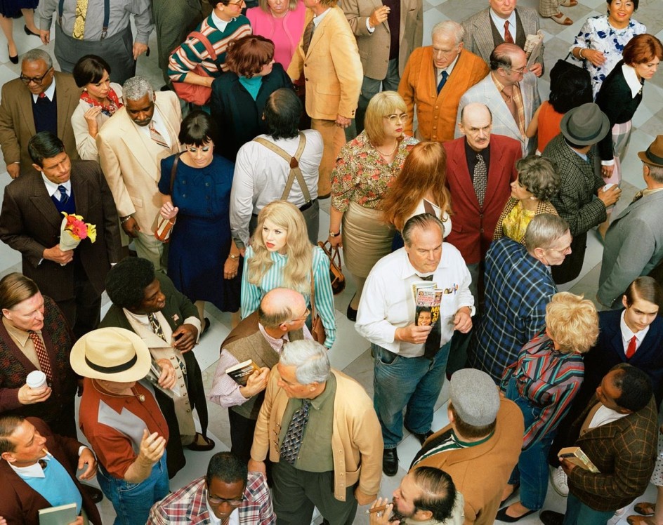 ALEX PRAGER, Crowd #4 (New Haven), 2013