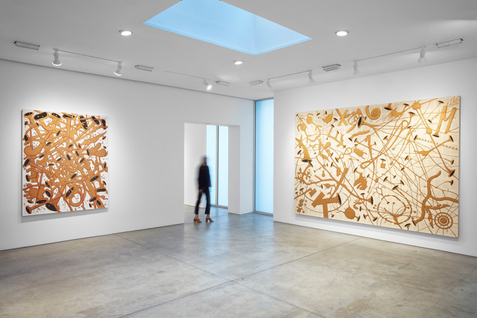 Tim Rollins and K.O.S.,&nbsp;Workshop, Installation view at&nbsp;Lehmann Maupin, New York