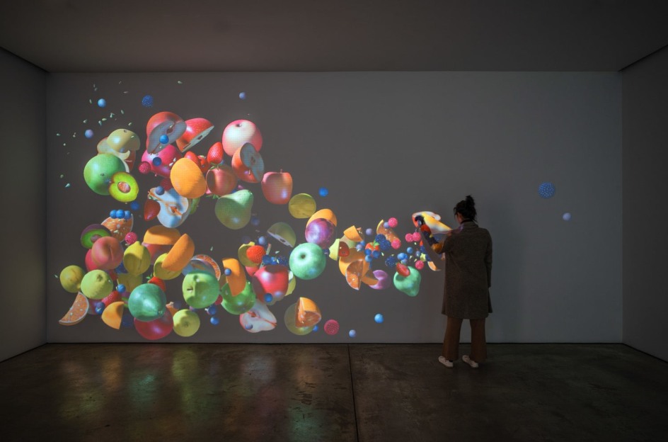 Jennifer Steinkamp,&nbsp;Impeach, Installation view, Lehmann Maupin, New York, 2019