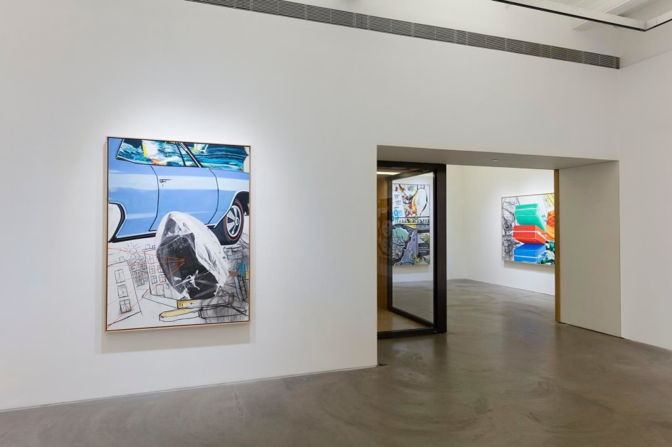 David Salle installation view 4