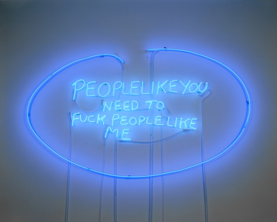 TRACEY EMIN, People Like You Need to Fuck People Like Me, 2002