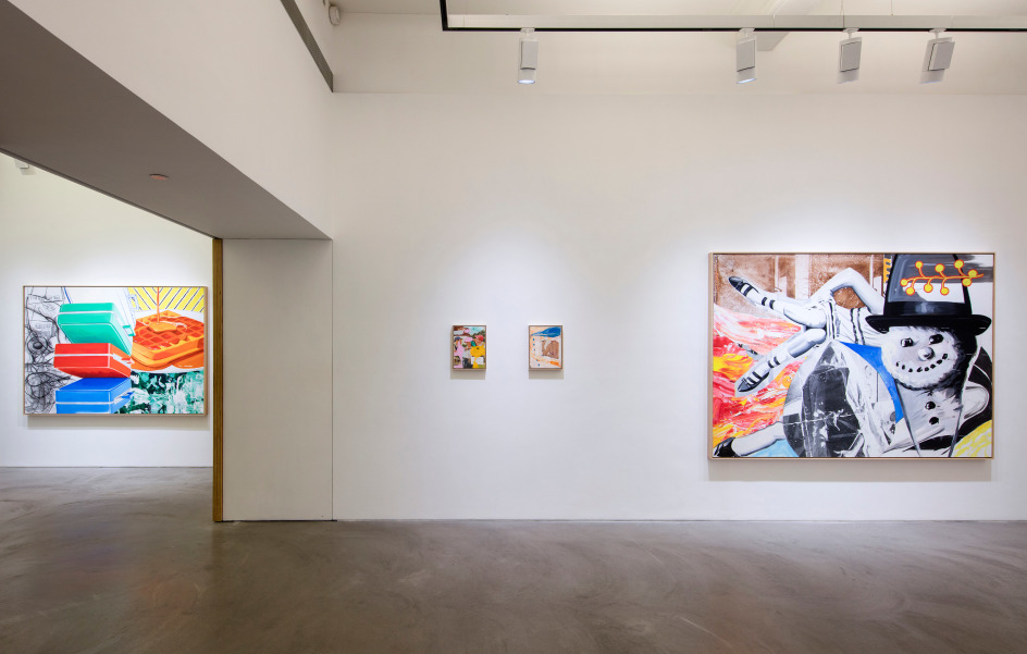 David Salle, Installation view, Lehmann Maupin, Hong Kong, 2016