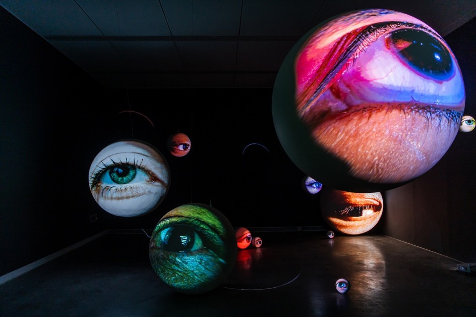 Tony Oursler: Black Box, Installation View