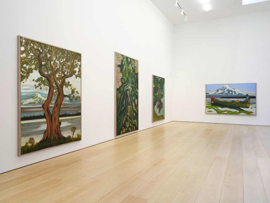 Billy Childish:&nbsp;Spirit Guides and Other Guardians Joining Heaven and Earth, Installation View