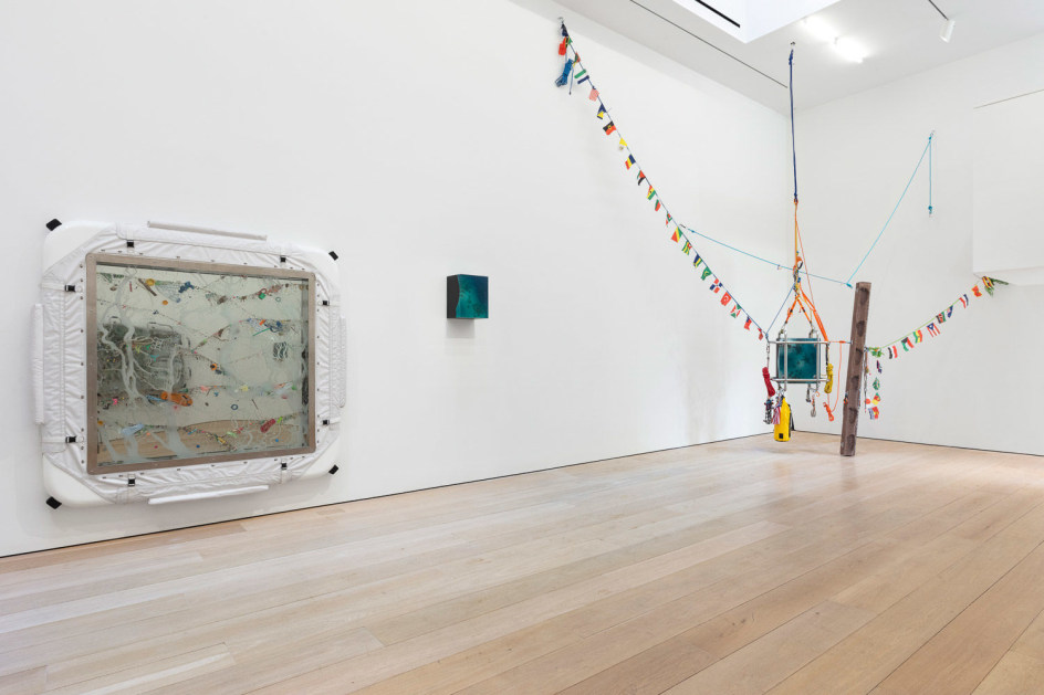 Ashley Bickerton: Seascapes at the End of History, Installation view, New York