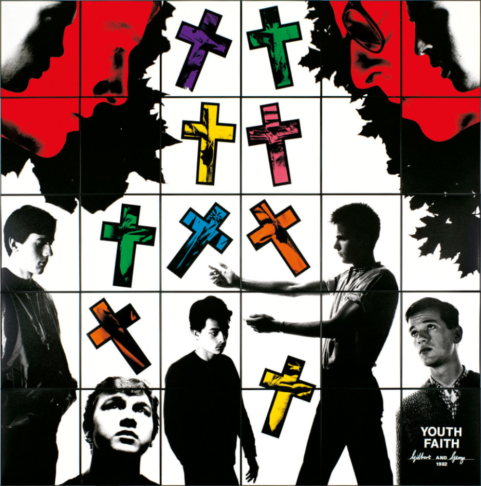 GILBERT &amp;amp; GEORGE,&nbsp;YOUTH FAITH, 1982 &copy; Gilbert &amp;amp; George