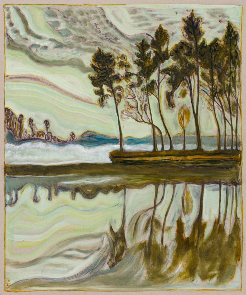 BILLY CHILDISH, trees, morning, 2022