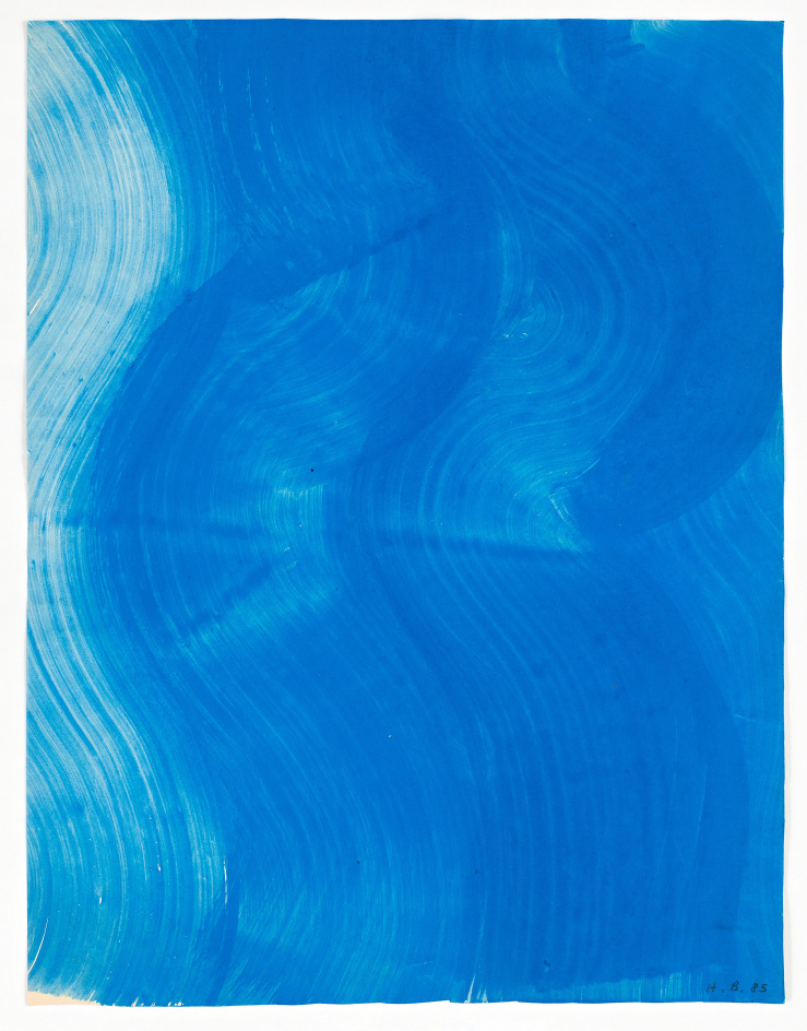 HEIDI BUCHER, Untitled (Wasserzeichnung / Water drawing), 1985