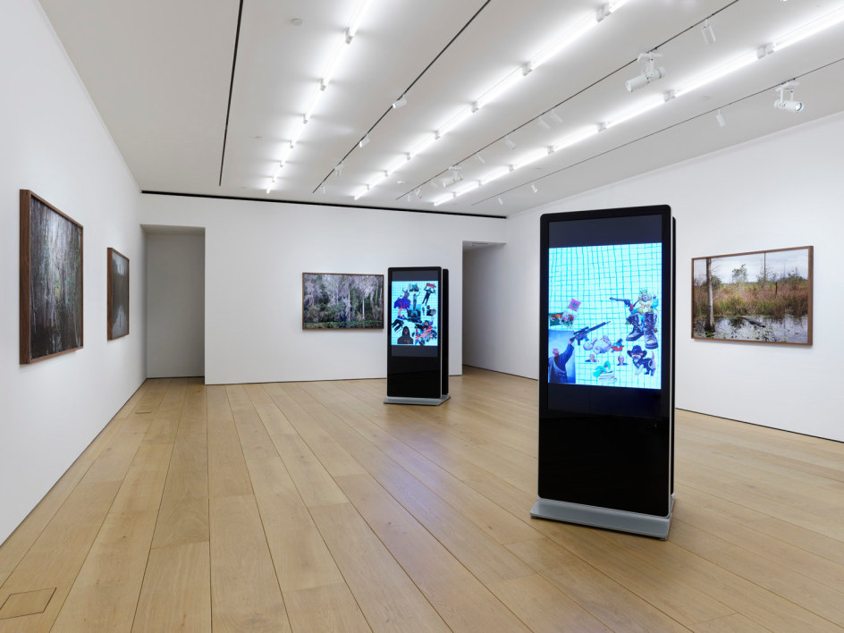 Second installation view of the exhibition Catherine Opie: Rhetorical Landscapes at Lehmann Maupin New York