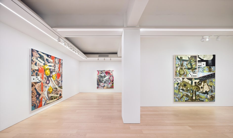 Lari Pittman: Caprichos and Nocturnes, Installation view