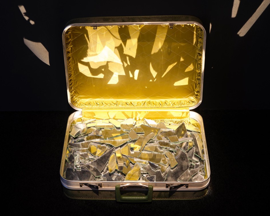 KADER ATTIA, Untitled (Green Suitcase), 2025