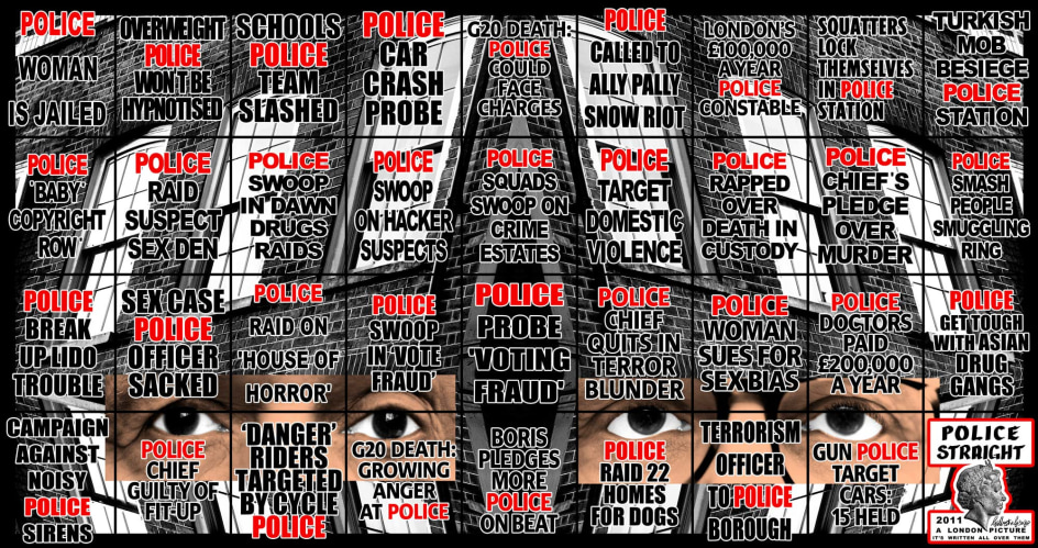 GILBERT &amp;amp; GEORGE, Police Straight, 2011