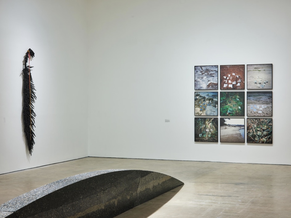 Teresita Fern&aacute;ndez / Robert Smithson, Installation view