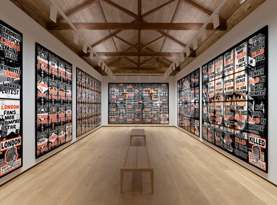 Gilbert &amp;amp; George: LONDON PICTURES, Installation View