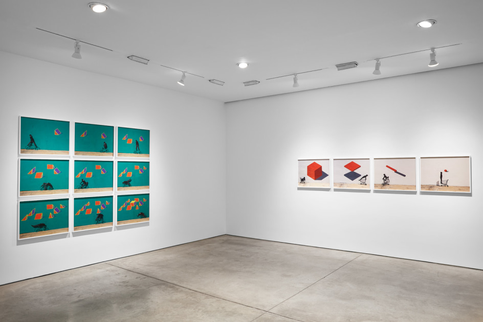 Robin Rhode, The Geometry of Colour installation view 3