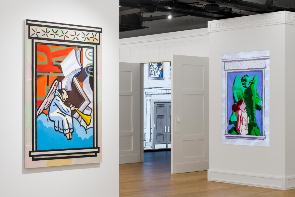 David Salle: Under One Roof, Installation view