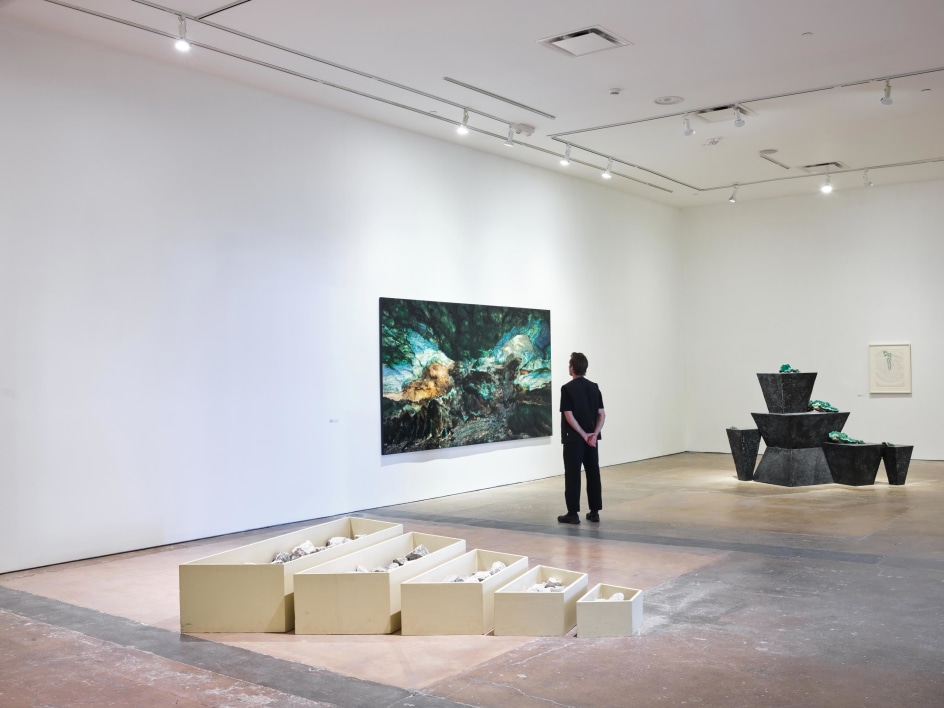 Teresita Fern&aacute;ndez / Robert Smithson, Installation view