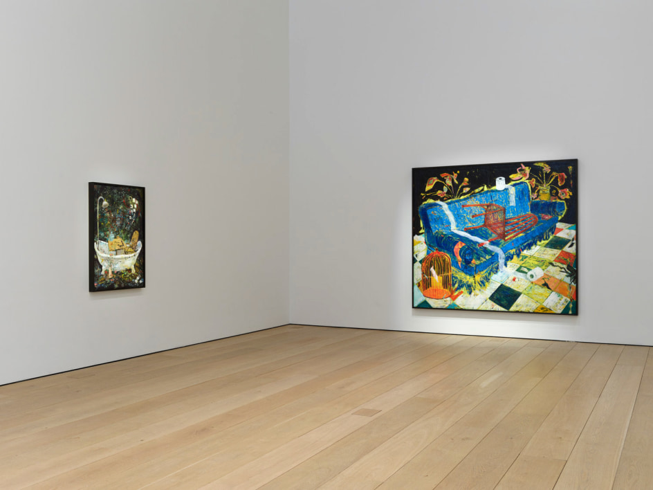 Seventh installation view of the exhibition Angel Otero: The Fortune of Having Been There at Lehmann Maupin in New York