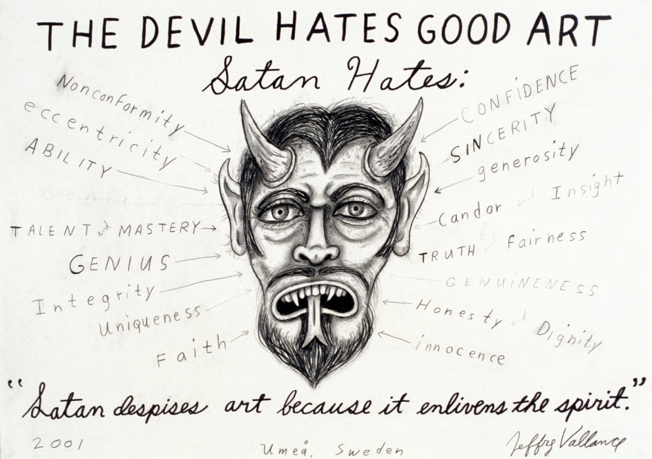 JEFFREY VALLANCE, The Devil Hates Art, 2001