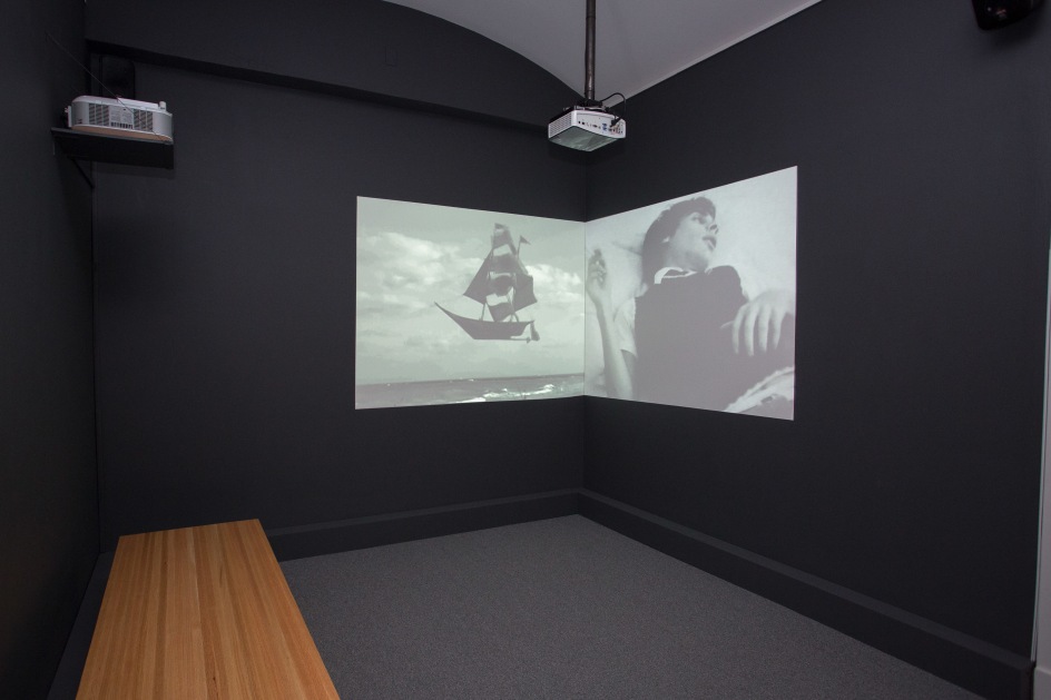 Hernan Bas:&nbsp;The Paper Crown Prince&nbsp;and Other Works, Installation view, Colby College Museum of Art,&nbsp;Waterville, ME