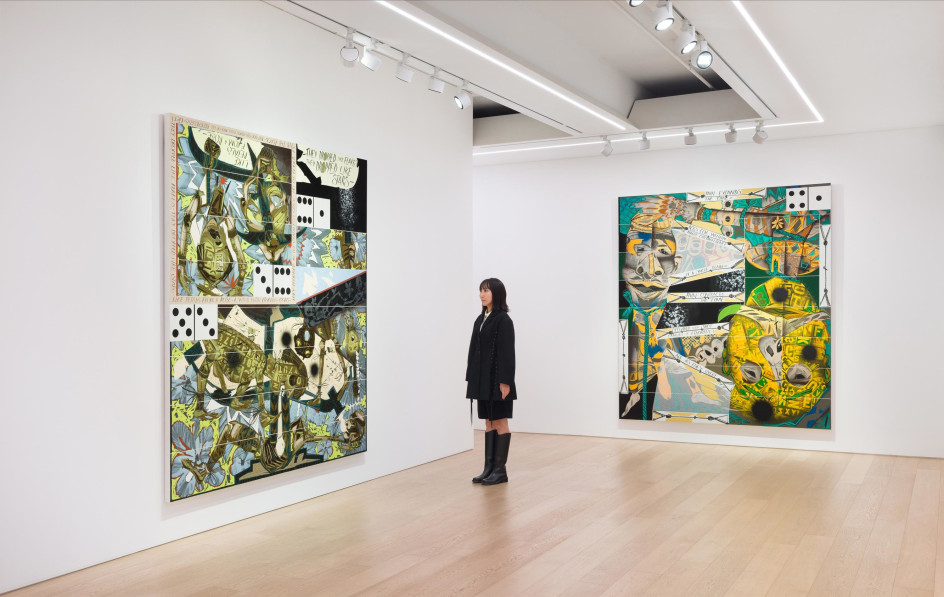 Lari Pittman: Caprichos and Nocturnes, Installation view