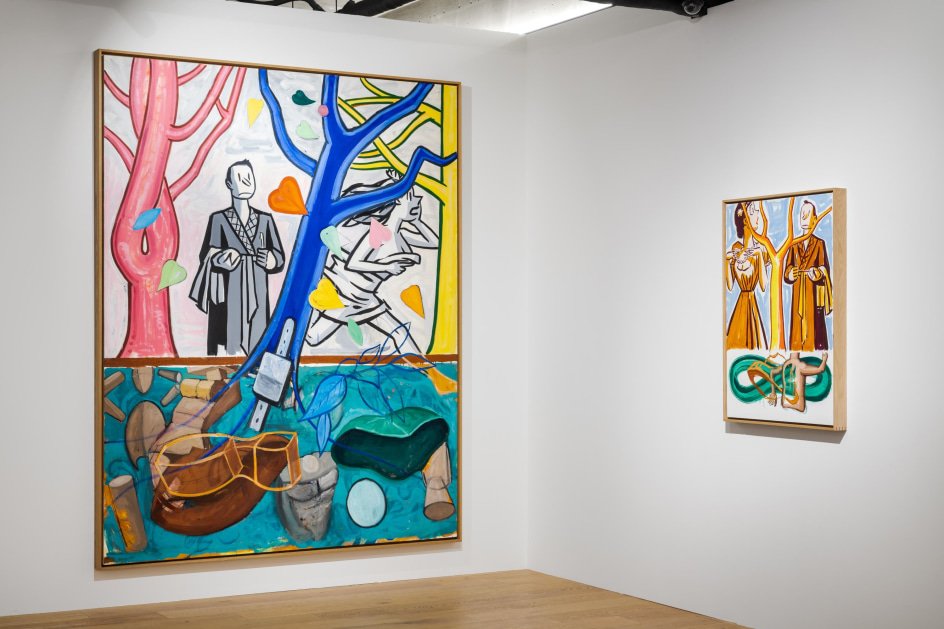 David Salle: Under One Roof, Installation view
