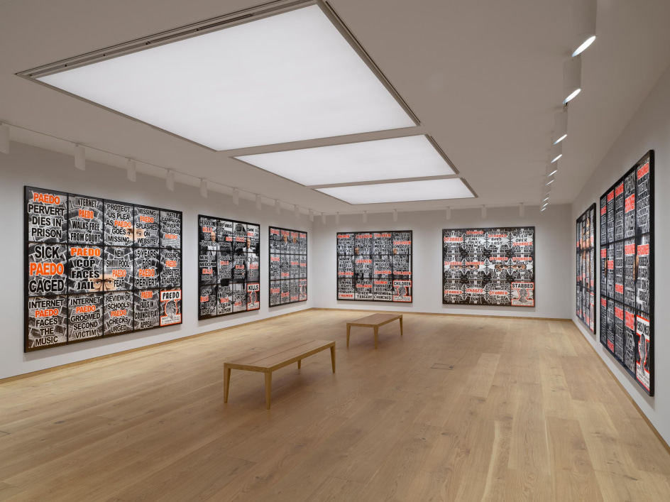 Gilbert &amp;amp; George: LONDON PICTURES, Installation View