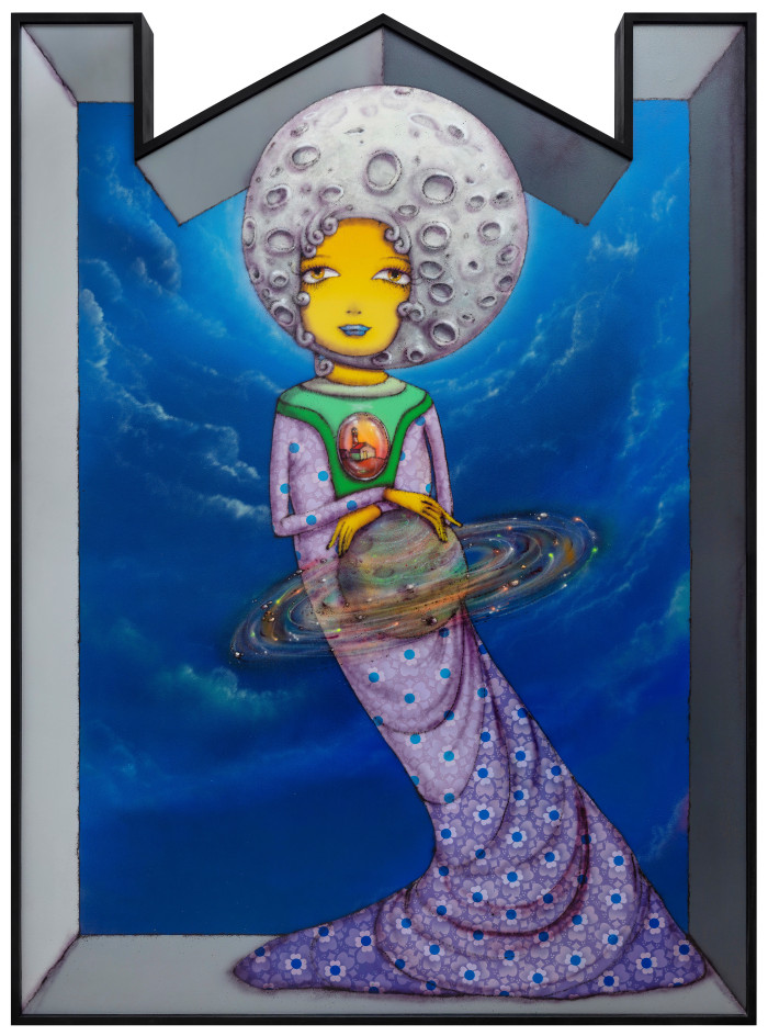 OSGEMEOS, The Moon, 2023