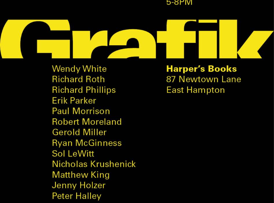 Beverly Fishman at Grafik – Harper's Books