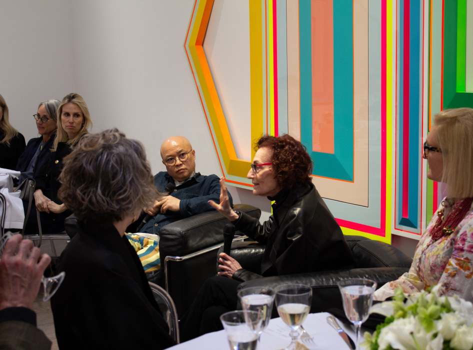BEVERLY FISHMAN & STUDIO IN A SCHOOL BENEFIT DINNER