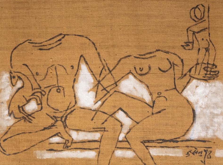 Maqbool Fida Husain &amp; Chester and Davida Herwitz