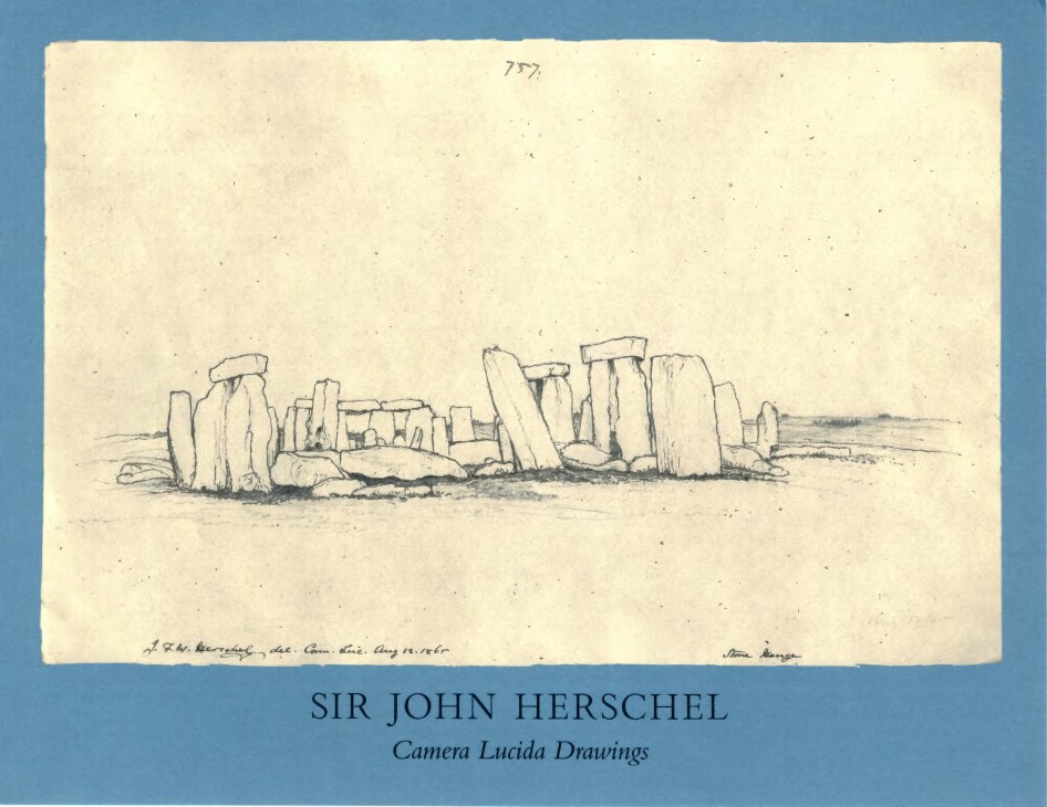 Sir John Herschel Camera Lucida Drawings