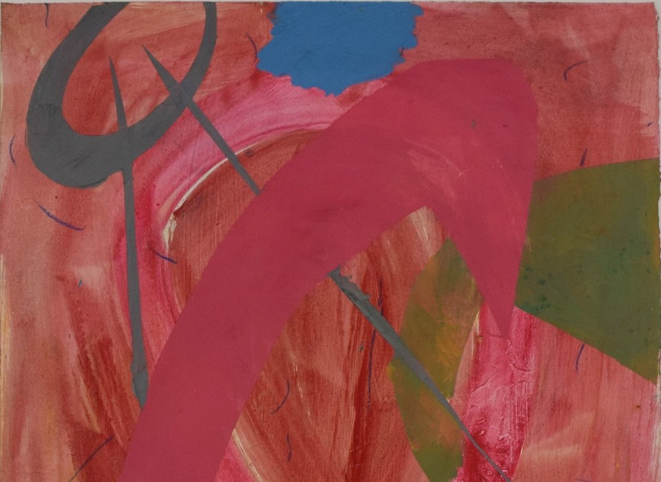 1980 TEMPERA AND OIL ON PAPER