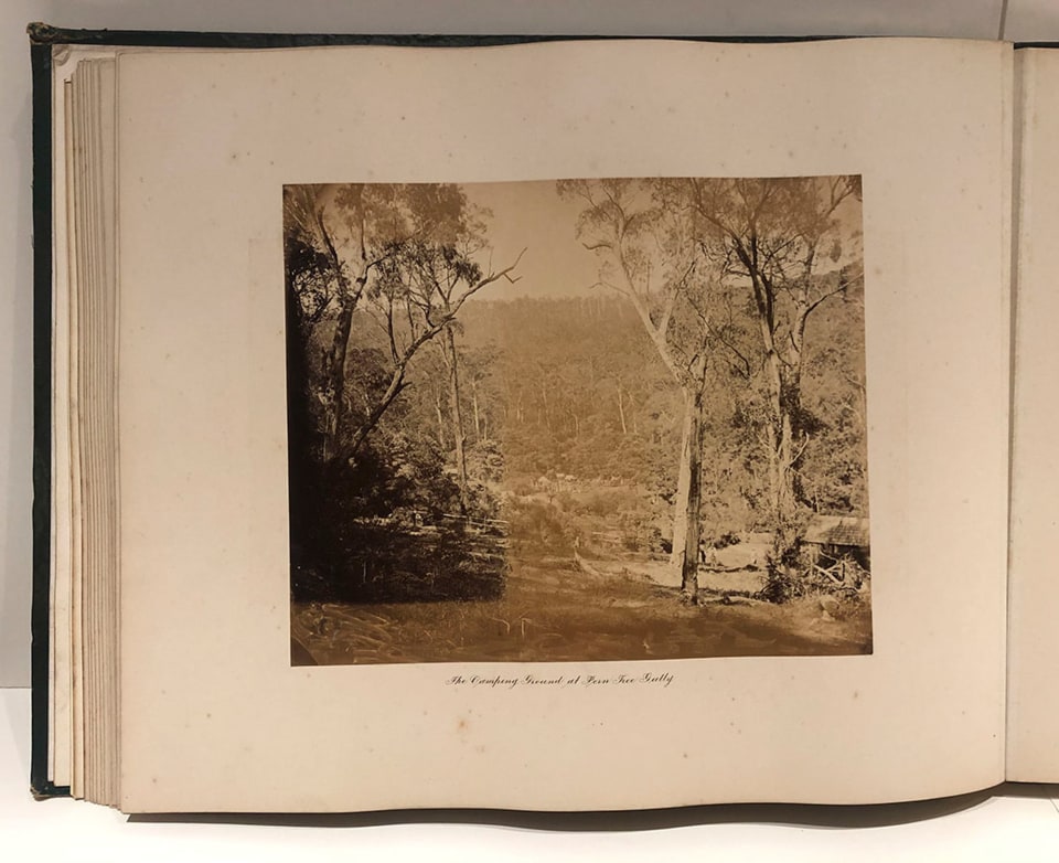 LARGE VIEWS IN VICTORIA ALBUM C. 1860