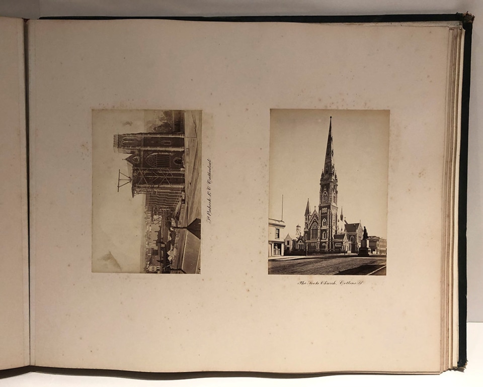 LARGE VIEWS IN VICTORIA ALBUM C. 1860