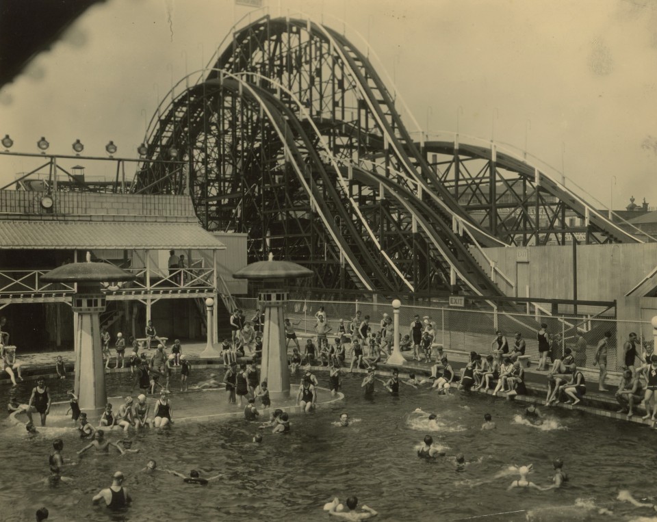 9. Brown Brothers (Active 1904&ndash;present),&nbsp;Cyclone, Coney Island, c. 1930s, Vintage Gelatin Silver Print, 7.375&rdquo; x 9.25