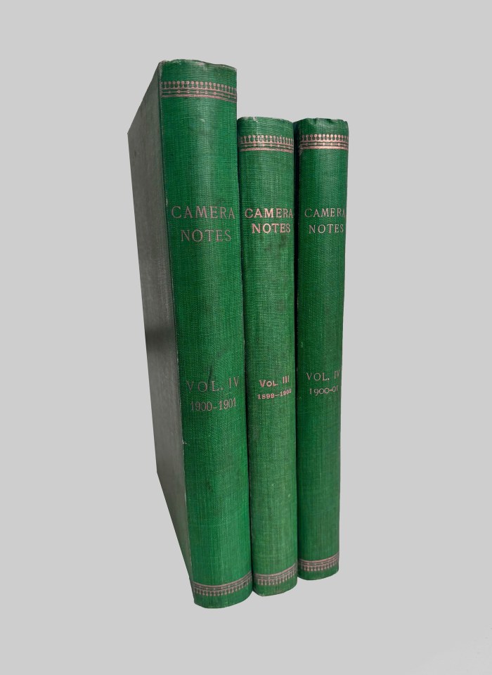 3 VOLUMES OF CAMERA NOTES