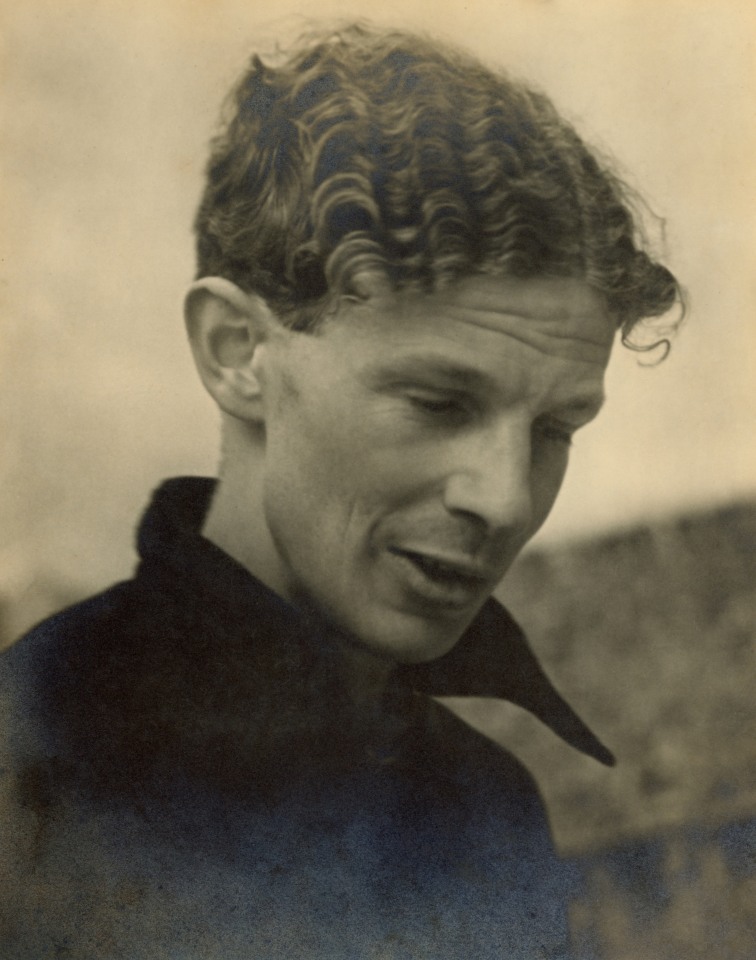 1. Leni Riefenstahl (German, 1902-2003), 1 - Lovelock Winner of the&nbsp;1500m run (Lovelock-New Zealand, 1500 metres winner), 1936, Vintage Gelatin Silver Print, 11&rdquo; x 9&rdquo;