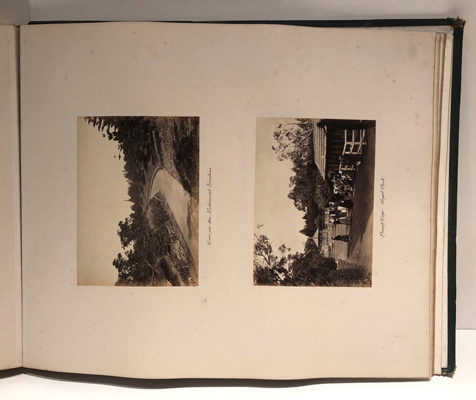 LARGE VIEWS IN VICTORIA ALBUM C. 1860