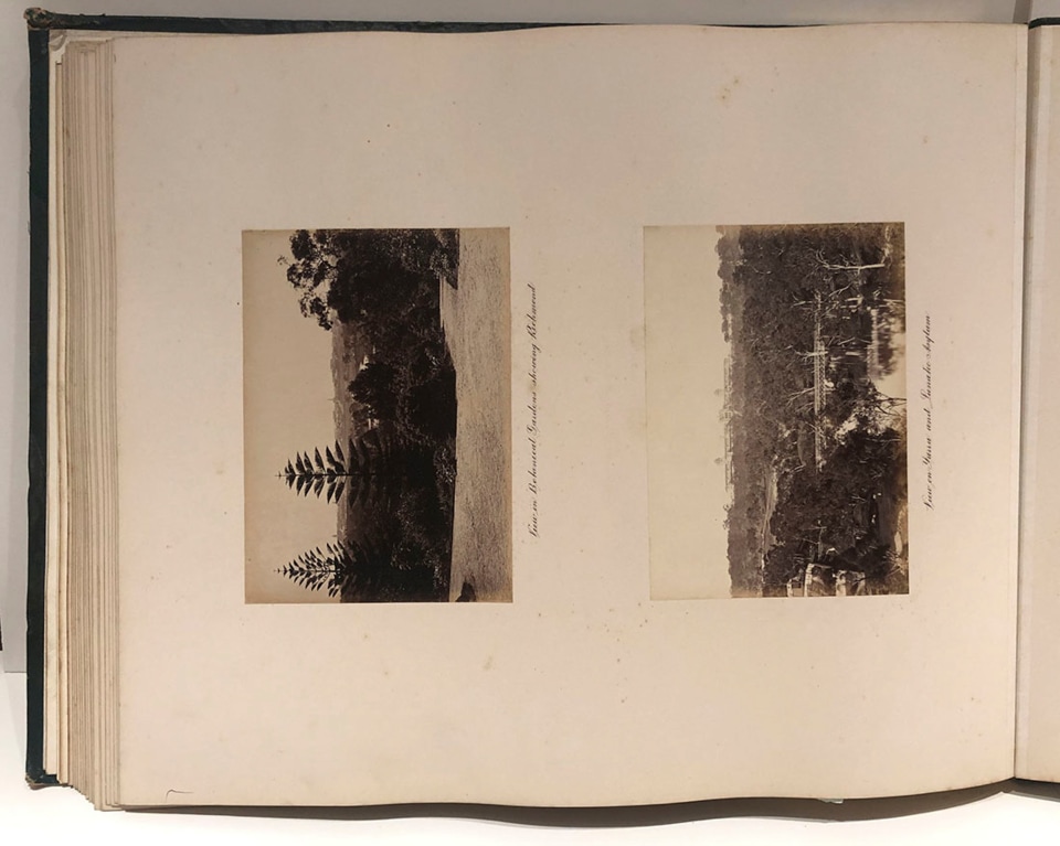 LARGE VIEWS IN VICTORIA ALBUM C. 1860