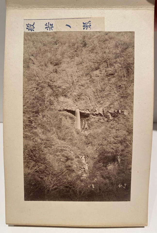 19TH CENTURY HAND CARVED ACCORDION STYLE ALBUM OF JAPAN'S ARCHITECTURE AND LANDSCAPE