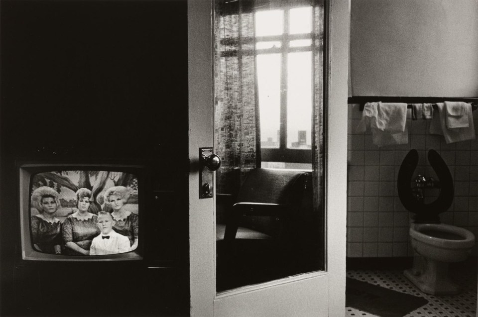 37. Lee Friedlander (American, b. 1934), Nashville from &ldquo;The Little Screens&rdquo; series, 1963, Gelatin Silver Print, 8.625&rdquo; x 13&rdquo;