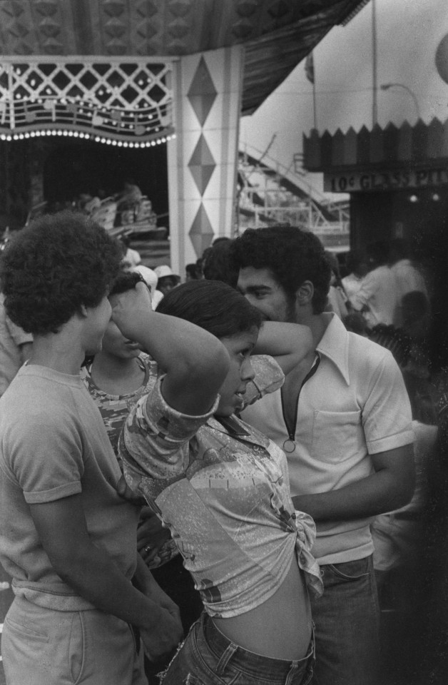 54. Anthony Barboza (American, b. 1944),&nbsp;Coney Island, NY,&nbsp;c. 1970s, Vintage Gelatin Silver Print, 8.875&rdquo; x 6&rdquo;