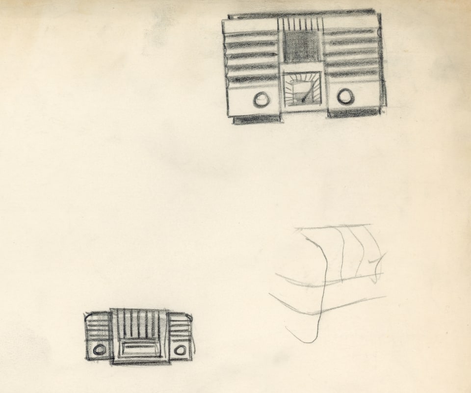 JOHN VASSOS INDUSTRIAL DESIGN SKETCHES OF ART DECO RADIOS &amp; TELEVISIONS