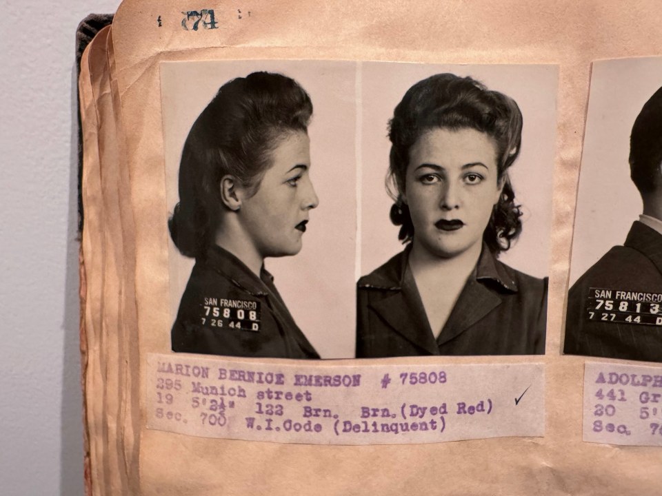 MUGSHOT ALBUM SAN FRANCISCO 1943-1946